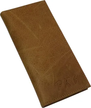 Marshal Personalized Cowhide Leather Basic Checkbook Cover Rfid Blocking For Men Women Hot Offer Event