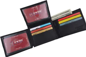 Rfid Cow Napa Leather Extra Capacity Bifold Credit Card Id Mens Wallet Special Savings Today Hot Deals Today