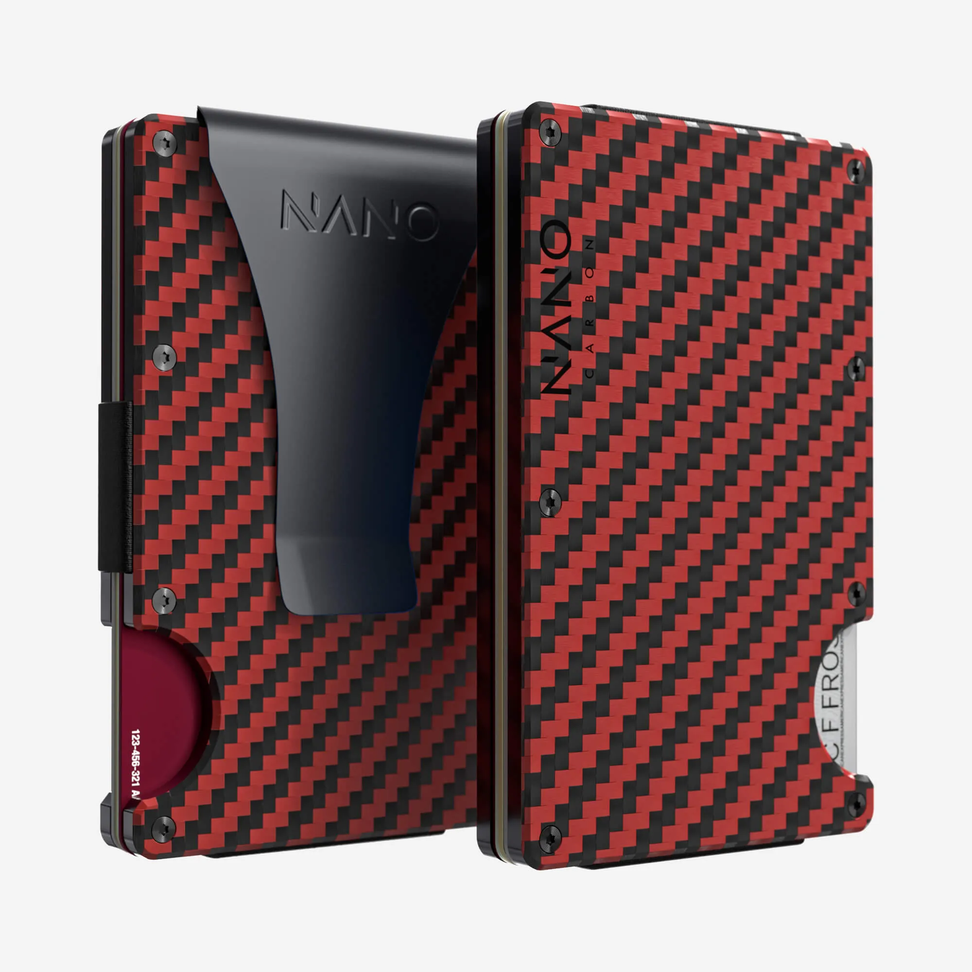 Money Clip Wallet (Diablo Red/Stealth Black) Online Exclusive Deal Hot Discount Deal