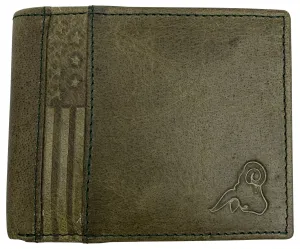 Special Surprise Sale Usa Rfid Men'S Bifold Wallets For Men Genuine Leather 2 Id Windows Billfold Wallet Us Design