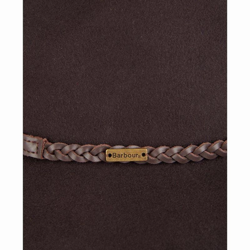 Barbour Tack Ladies Fedora - Chocolate/Praline Save Big Today