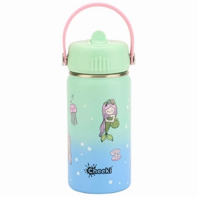 Cheeki Insulated Little Adventurer Kids Water Bottles 400Ml - Mermaid Flash Deal Today