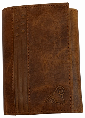 Rfid Genuine Leather Trifold Badge Holder Wallet Police Badge Holder Usa Series Limited Time Offer Todays Hot Pick
