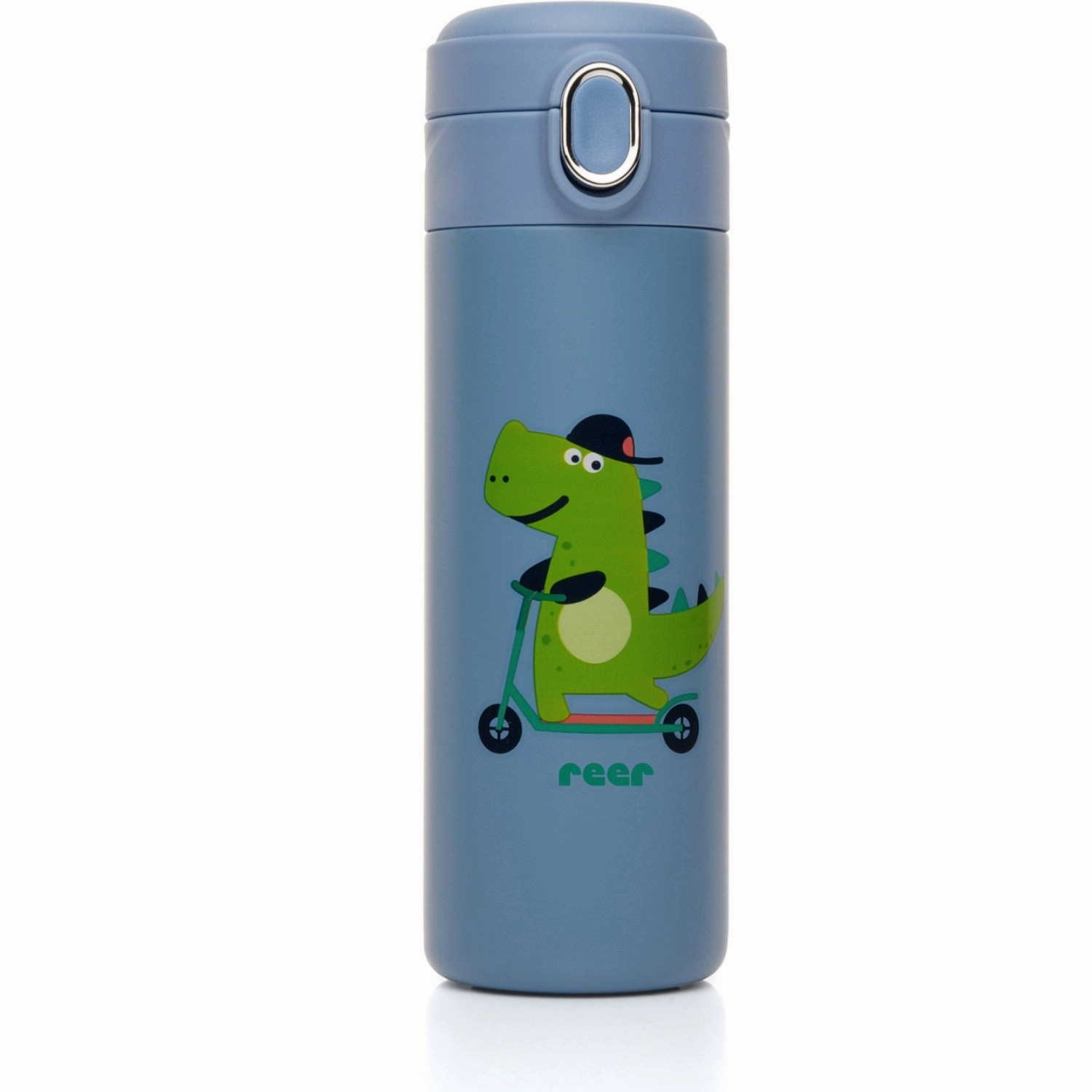 Dont Wait Save Today Reer Drinking Bottle With Straw - Blue