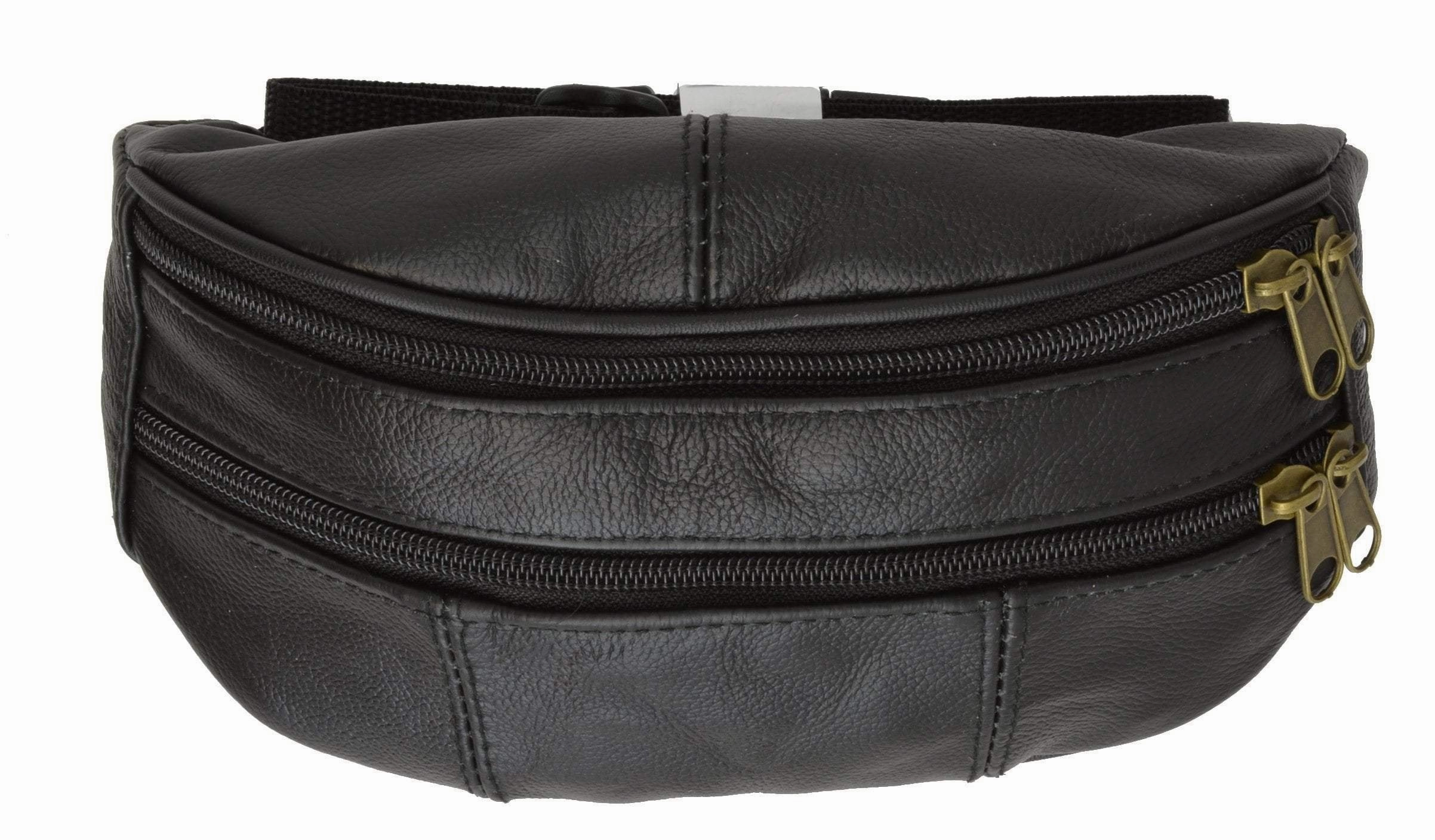 Trending Hot Deal Special Price Today Slim Genuine Leather Waist Pouch Fanny Pack Multiple Colors