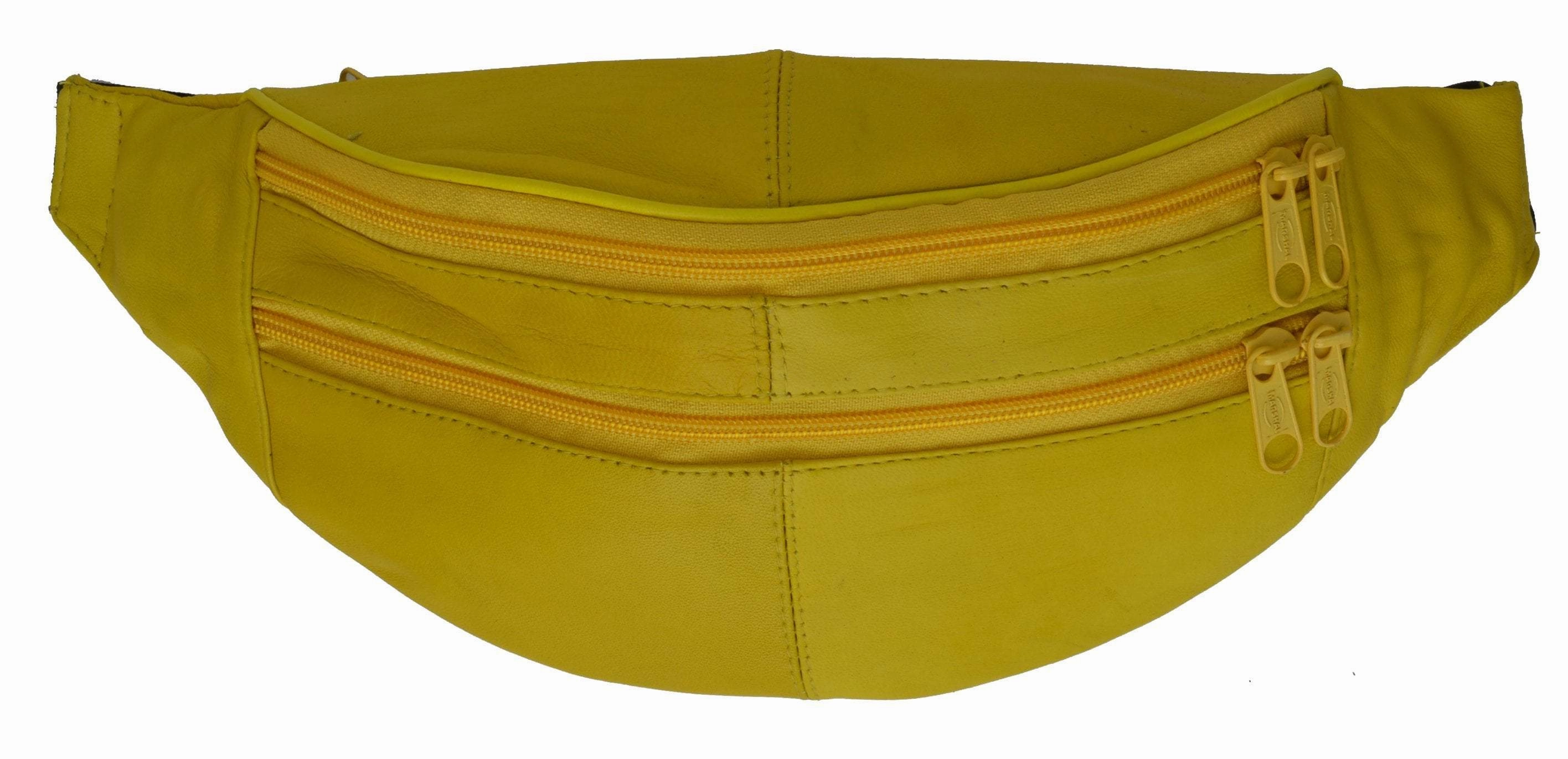 Grab Todays Deal Slim Genuine Leather Waist Pouch Fanny Pack Multiple Colors