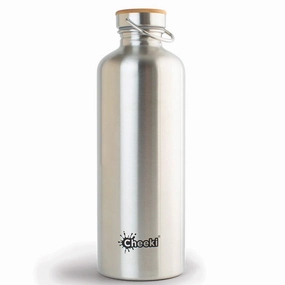Cheeki 1.6L Xl Stainless Steel Water Bottle - Silver Grab It Before Gone Daily Deal Frenzy
