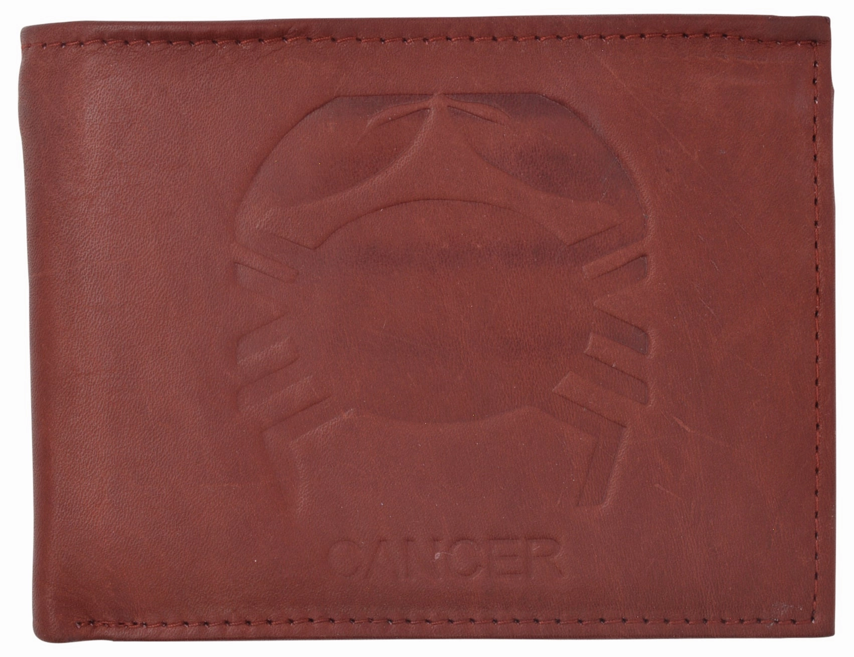 Cancer Zodiac Sign Bifold Trifold Genuine Leather Men'S Wallets Clearance Steal Today