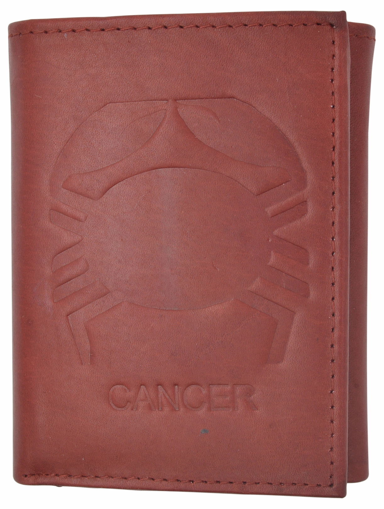 Cancer Zodiac Sign Bifold Trifold Genuine Leather Men'S Wallets Trending Today Steal Special Price Today