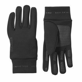 Clearance Event Alert Trending Now Discount Sealskinz Acle Nano Fleece Gloves - Black