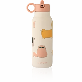 Shop the Savings Now Shop Grab Offer Water Bottle - Falk - Cats And Dogs - Sandy