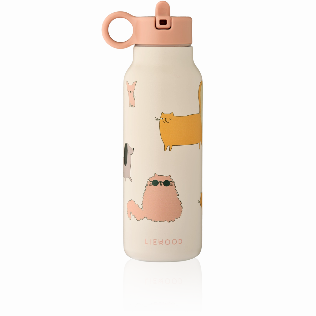 Shop the Savings Now Shop Grab Offer Water Bottle - Falk - Cats And Dogs - Sandy