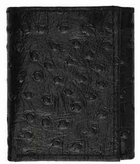 Trending Deals Today Special Online Offer New Genuine Leather Wallet Ostrich Skin Print Trifold Wallet 71055 Os