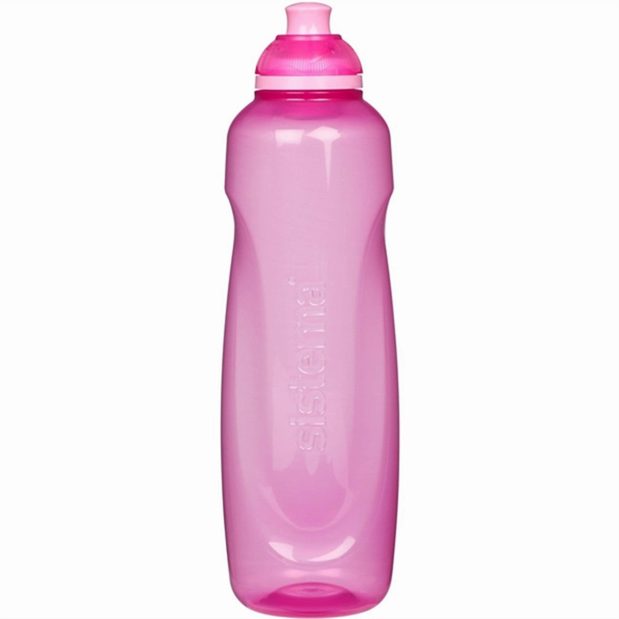 Sistema Twist 'N' Sip Helix Water Bottle 600 Ml Pink Trending Hot Deal
