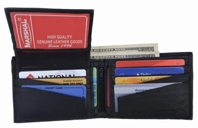 Save More Now Soft Lambskin Leather Bifold Wallet W/Removable Id 533