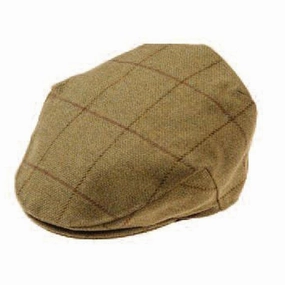 Alan Paine Rutland Tweed Waterproof Flat Cap - Lichen Instant Deal Today Sweet Deal Today