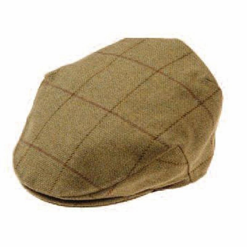 Alan Paine Rutland Tweed Waterproof Flat Cap - Lichen Instant Deal Today Sweet Deal Today