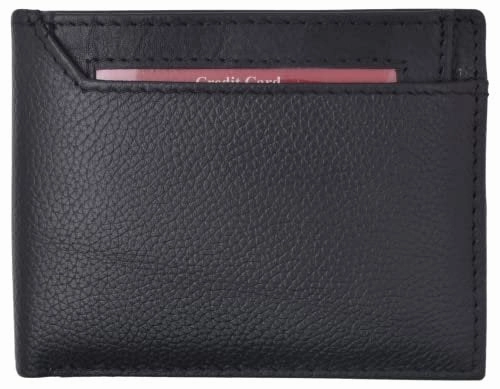 Mens Bifold Leather Rfid Wallet With Removable Front Id Window Credit Card Holder Gift Box Shop Smart Deals