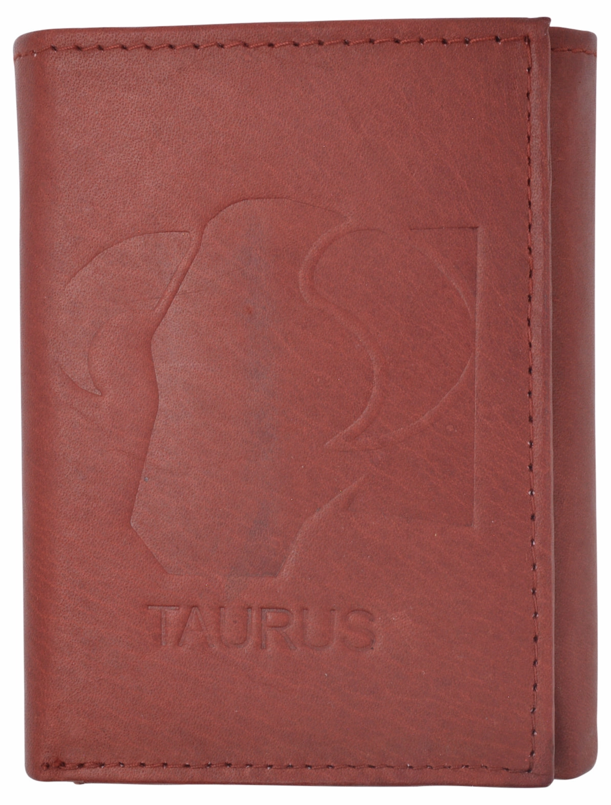 Trending Now Offer Taurus Zodiac Sign Bifold Trifold Genuine Leather Men'S Wallets