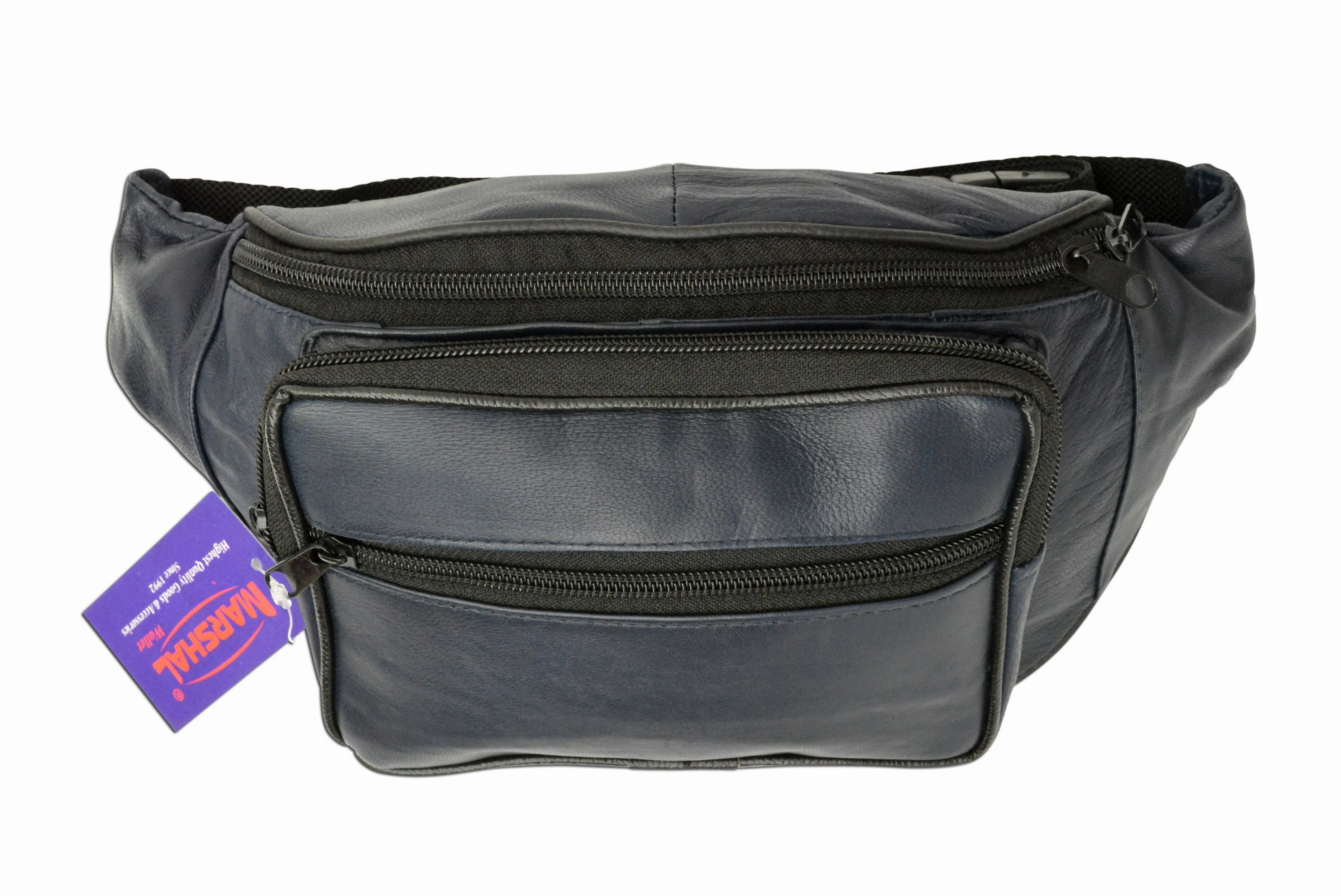 Marshal Leather Fanny Pack- Men Waist Bag -Women Purse Hip Pouch Travel Dont Miss This Deal