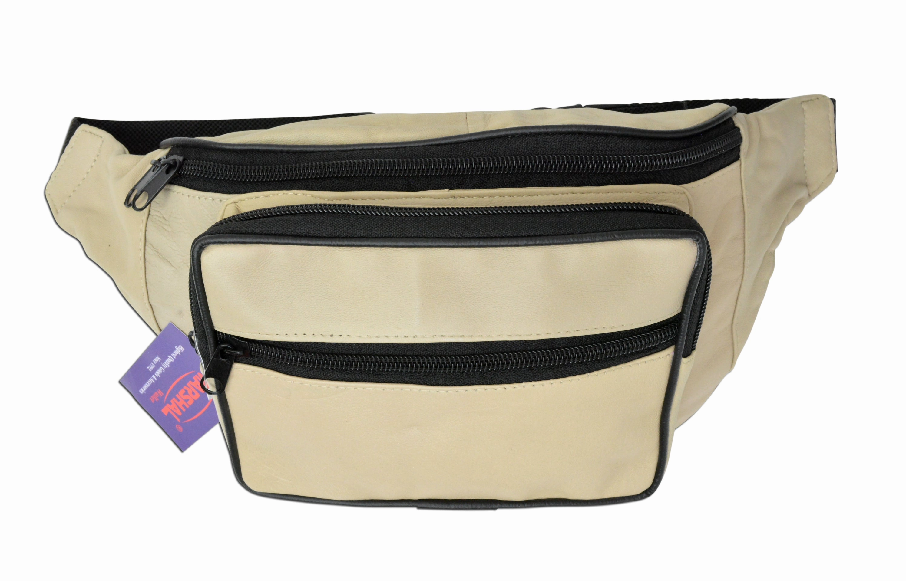 Marshal Leather Fanny Pack- Men Waist Bag -Women Purse Hip Pouch Travel Trending Offer Today Clearance Alert Now