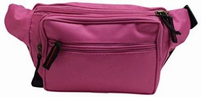 Pink Nylon Waist Fanny Pack Belt Bag Pouch Travel Hiking Camping Hip Purse Men Women Special Surprise Sale Limited Stock Deals