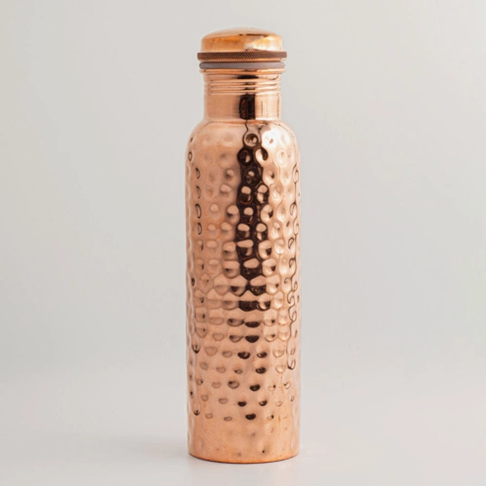 Copper Water Bottle 950Ml - Traditional Hammered Instant Deal Today Grab Todays Deal