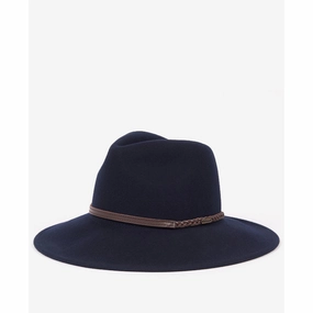 Dont Miss This Steal Grab It Fast Barbour Tack Ladies Fedora - Navy
