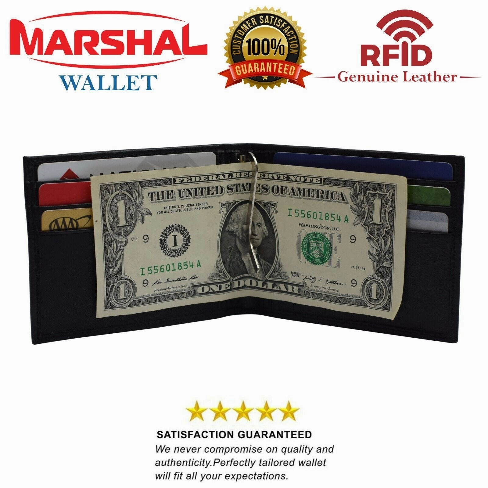 Slim Wallets For Men With Money Clip Bifold Wallet Rfid Card Holder Mens Wallets Limited Stock Hot Deal