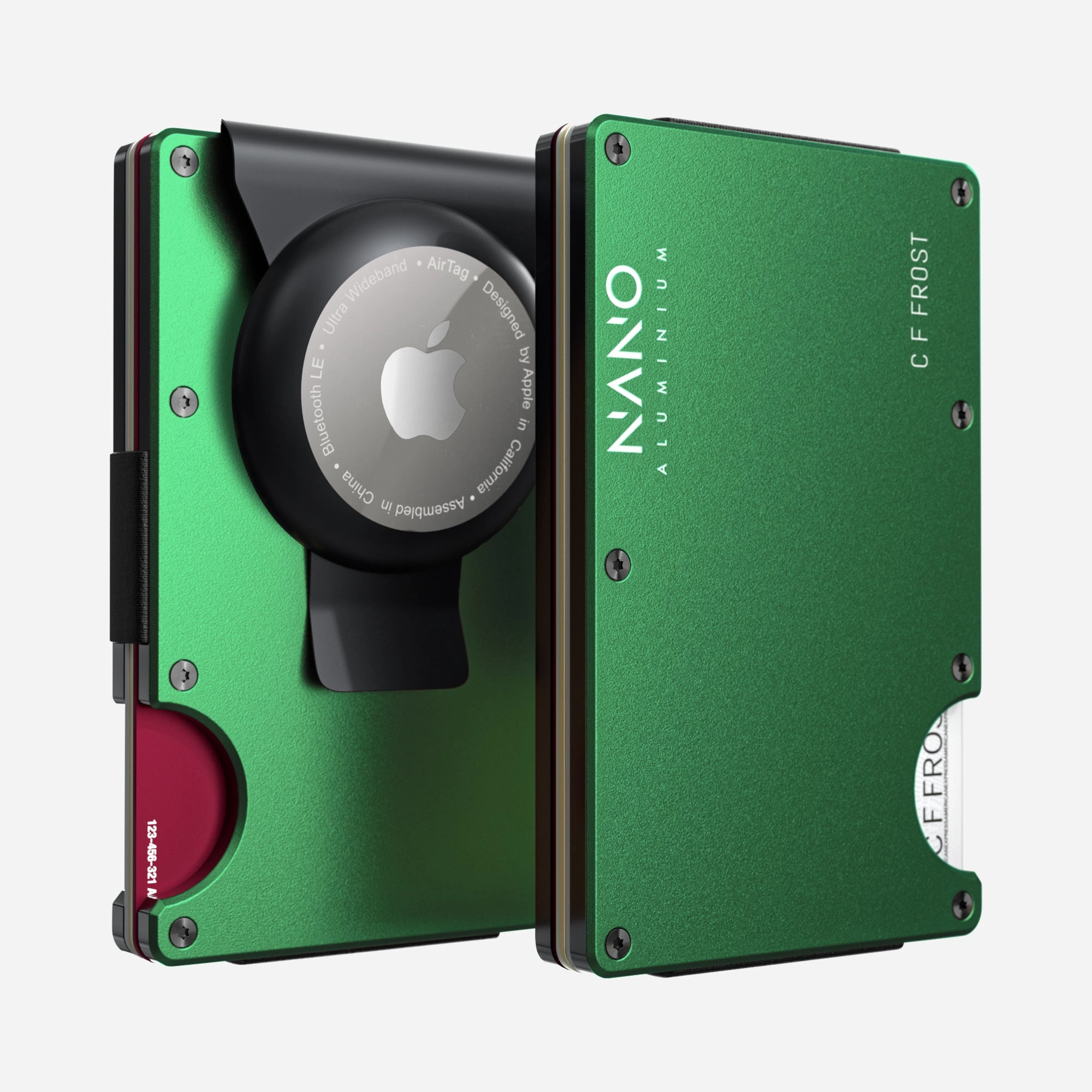 Flash Sale Alert Now Personalised Airtag Money Clip Wallet (Viper Green)
