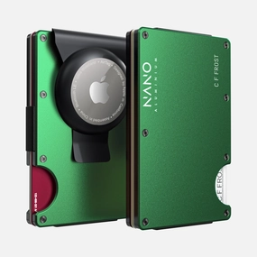 Flash Sale Alert Now Personalised Airtag Money Clip Wallet (Viper Green)