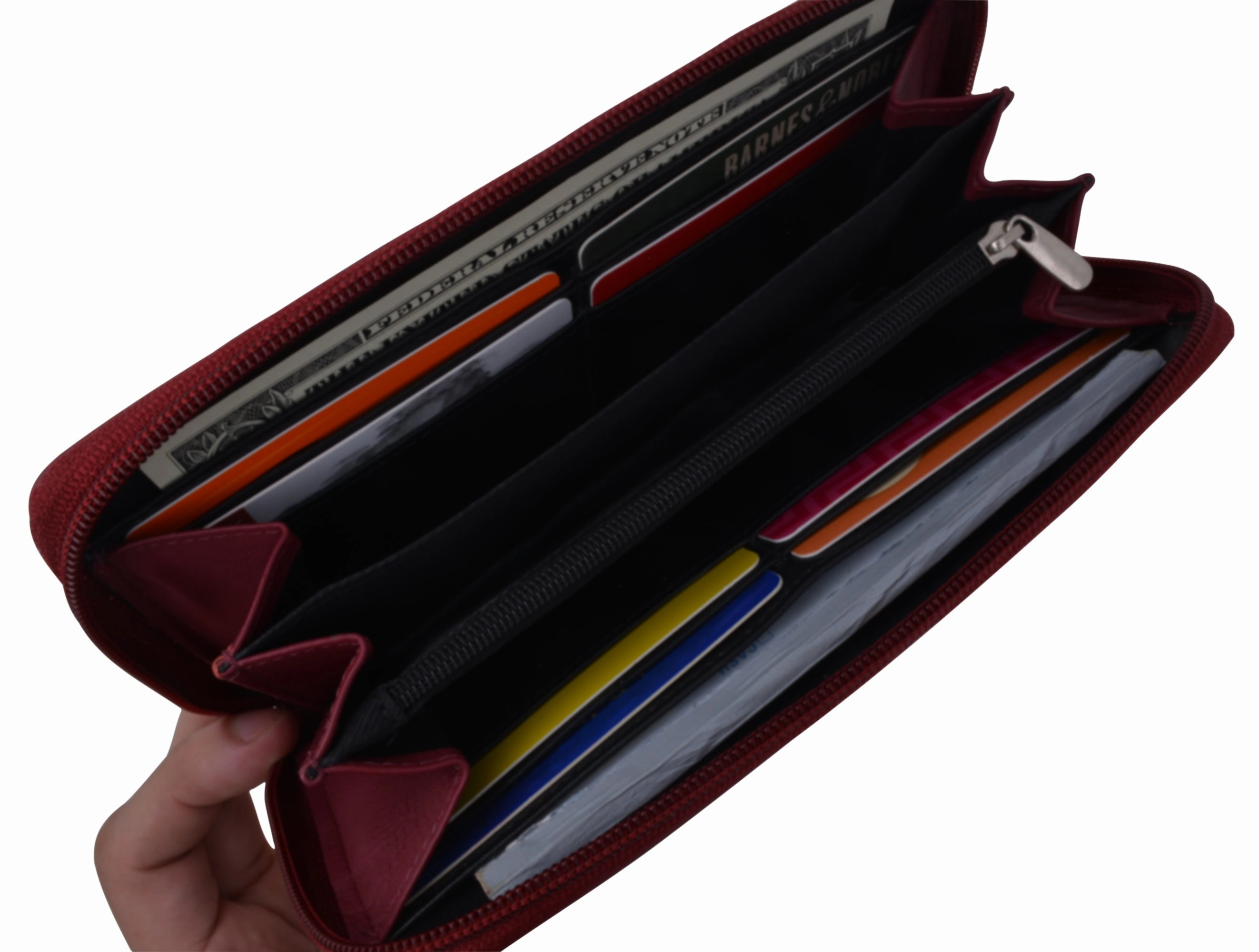 Women'S Zip Around Wallet And Phone Clutch - Leather Rfid Blocking With Card Holder Organizer Big Savings Event