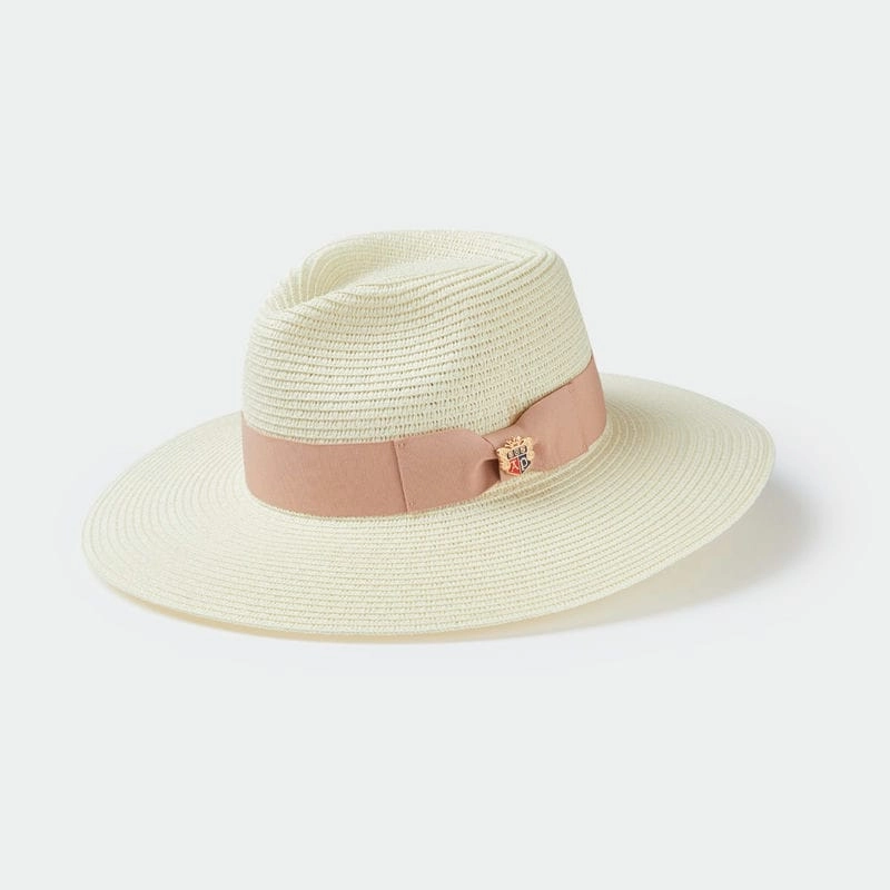 Alan Paine Emelle Ladies Straw Hat - Dusky Pink Dont Miss This Steal Save Today Event