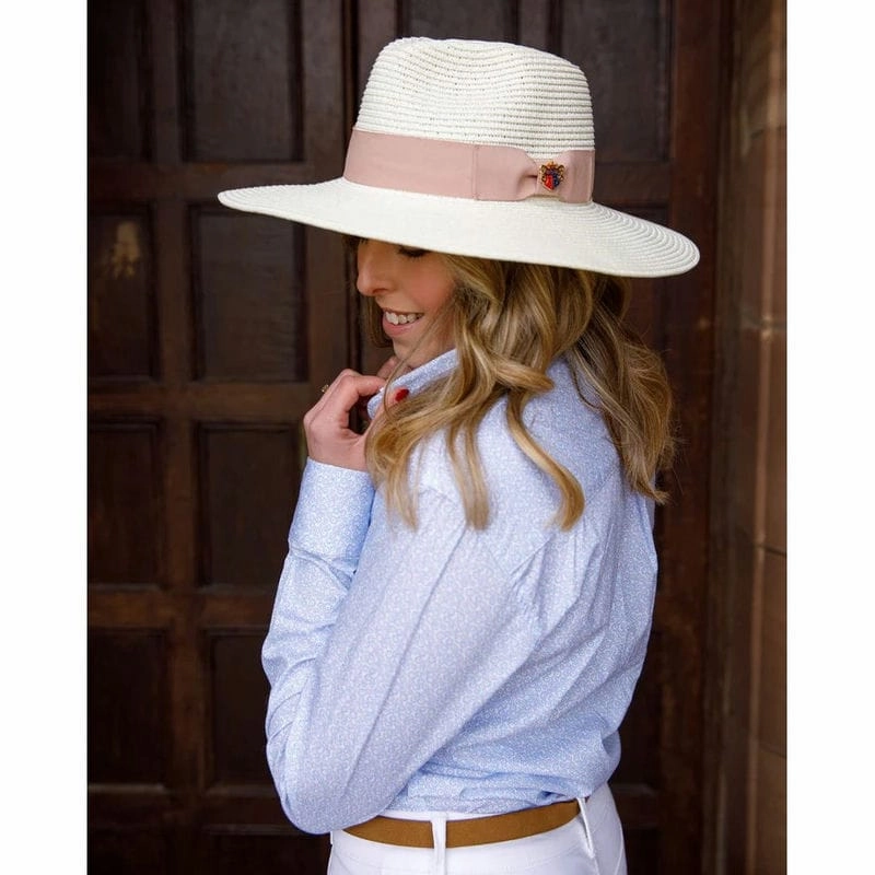 Alan Paine Emelle Ladies Straw Hat - Dusky Pink Trending Offer Today