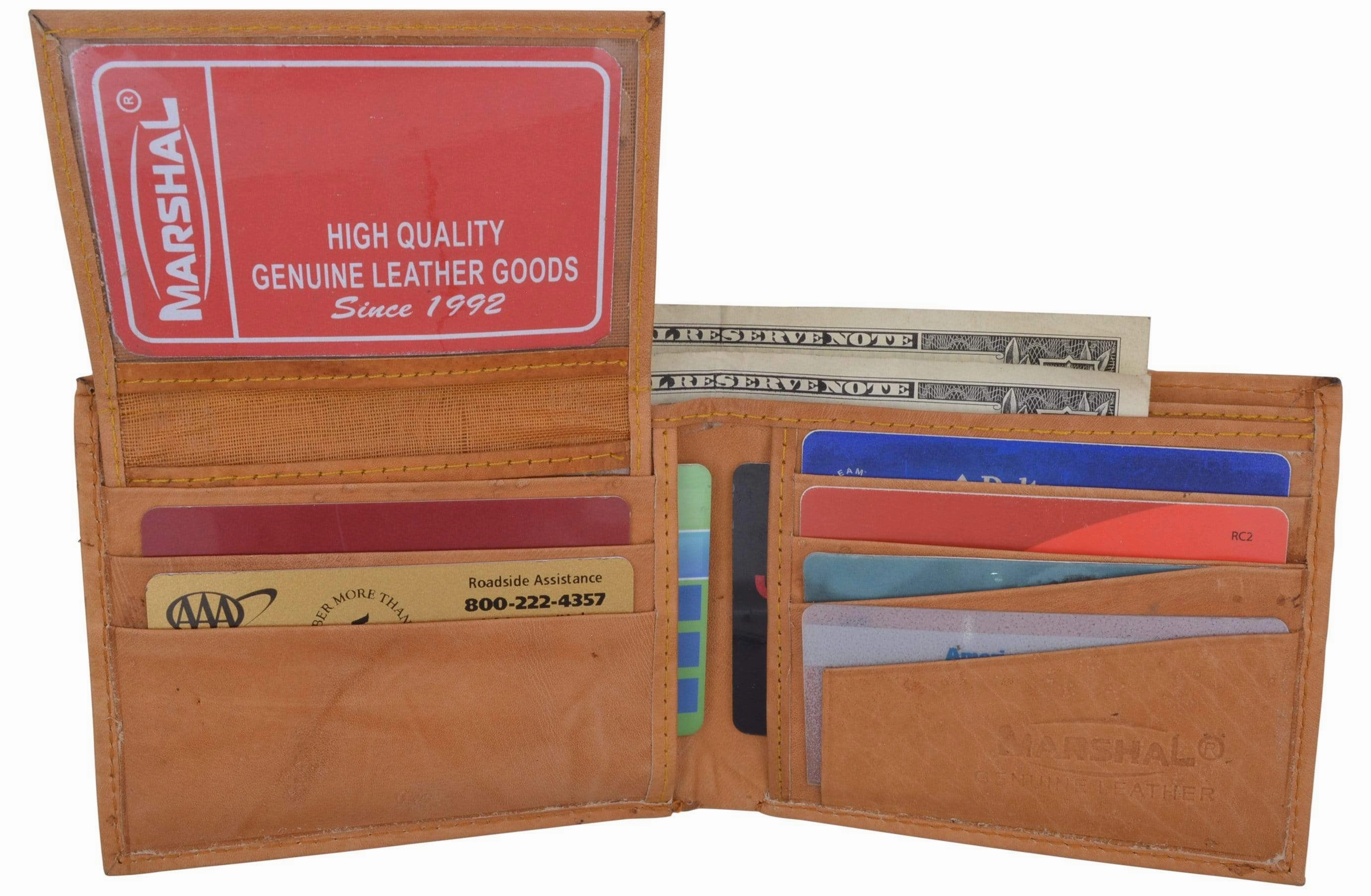 Leather Men Bifold Wallet Removable Id Case Hidden Compartment 589 Cf Today Only Discount Alert Steal the Deal Now