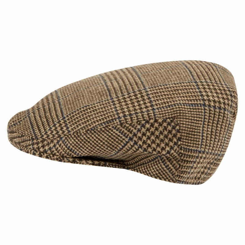 Schoffel Ptarmigan Tweed Classic Mens Flat Cap - Hawick Tweed Special Deals Online Shop Save Today