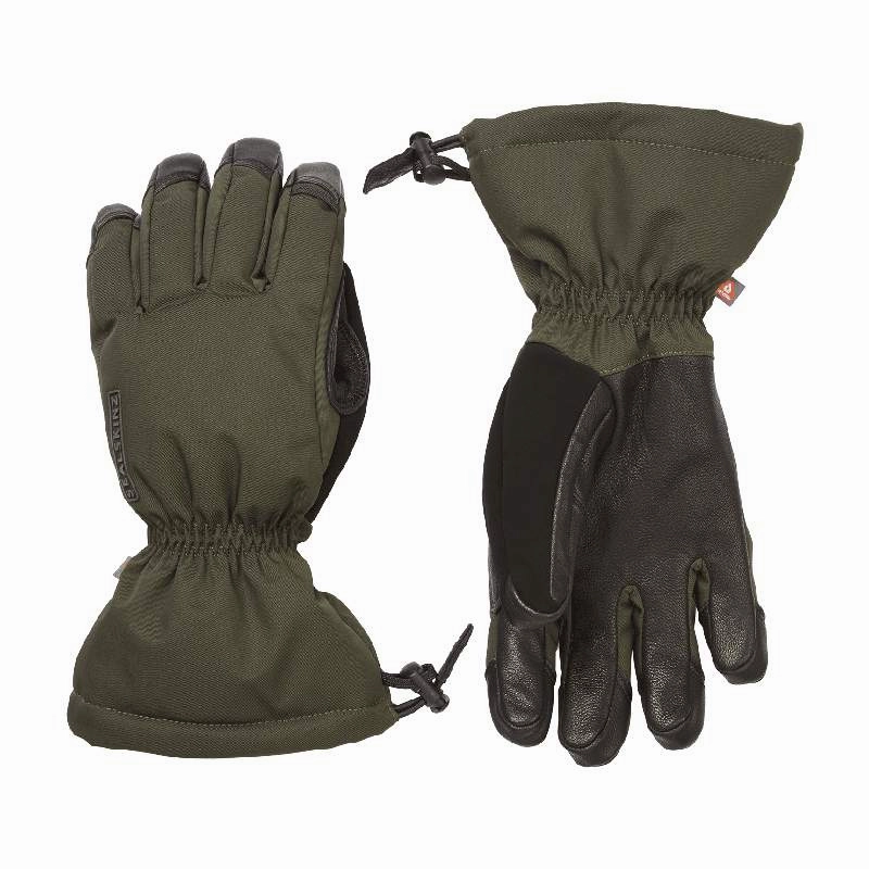 Sealskinz Southery Waterproof Extreme Cold Weather Gauntlet Gloves - Olive Hot Picks Today MustHave Deals