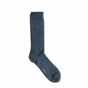 Sunspel Merino Wool Socks Blue Slate Dont Miss This Offer