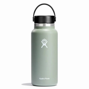 Limited Stock Offer Hydroflask Wide Mouth 32 Oz -  Agave