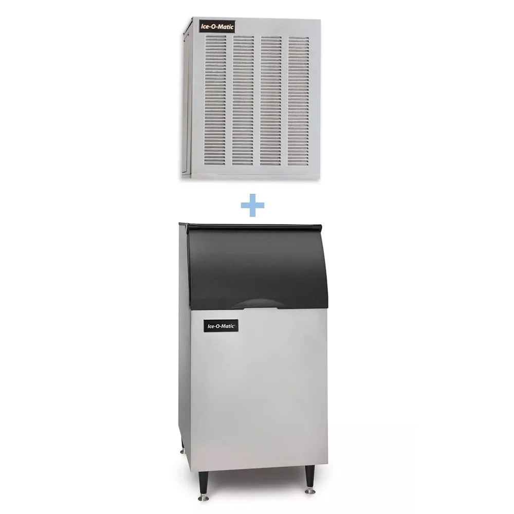 Ice-O-Matic MFI0500A/B42PS 540 lb Flake Ice Maker w/ Bin - 351 lb Storage, Air Cooled, 115v