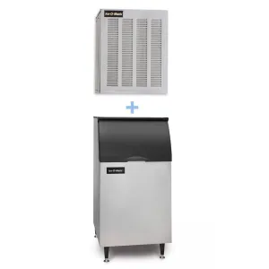 Ice-O-Matic MFI0500A/B42PS 540 lb Flake Ice Maker w/ Bin - 351 lb Storage, Air Cooled, 115v