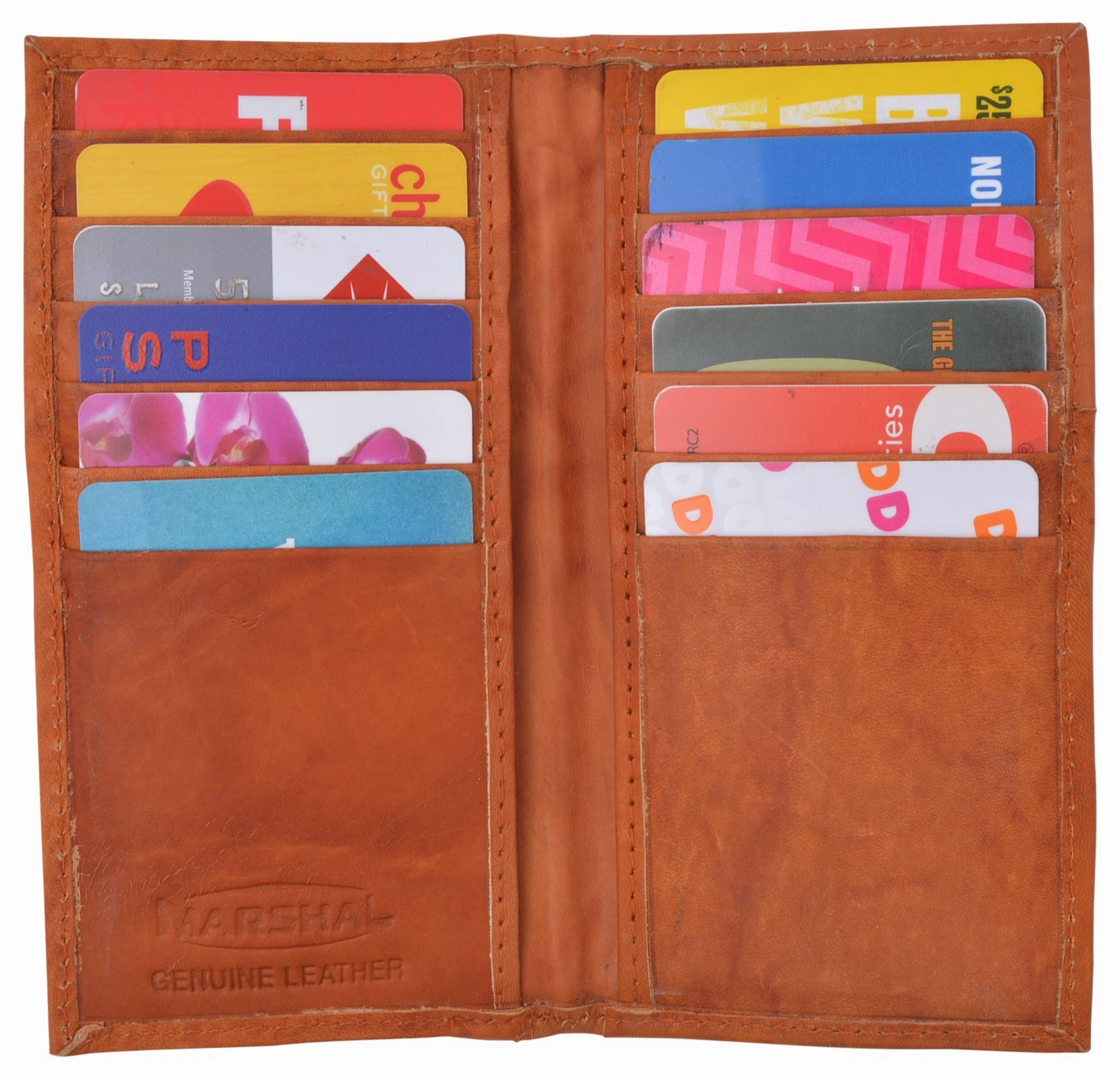 Id Credit Card Money Holder Genuine Leather Bifold Front Pocket Wallet MustHave Clearance