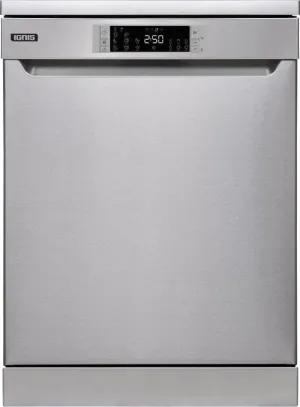IGINS Dishwasher Freestanding Safety System A   , 10Programmes, 15Sets, Silver
