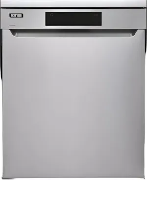 IGNIS Dishwasher Freestanding Safety System A   , 10Programmes, 15Sets, Silver