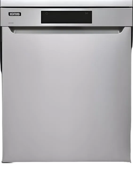 IGNIS Dishwasher Freestanding Safety System A   , 10Programmes, 15Sets, Silver