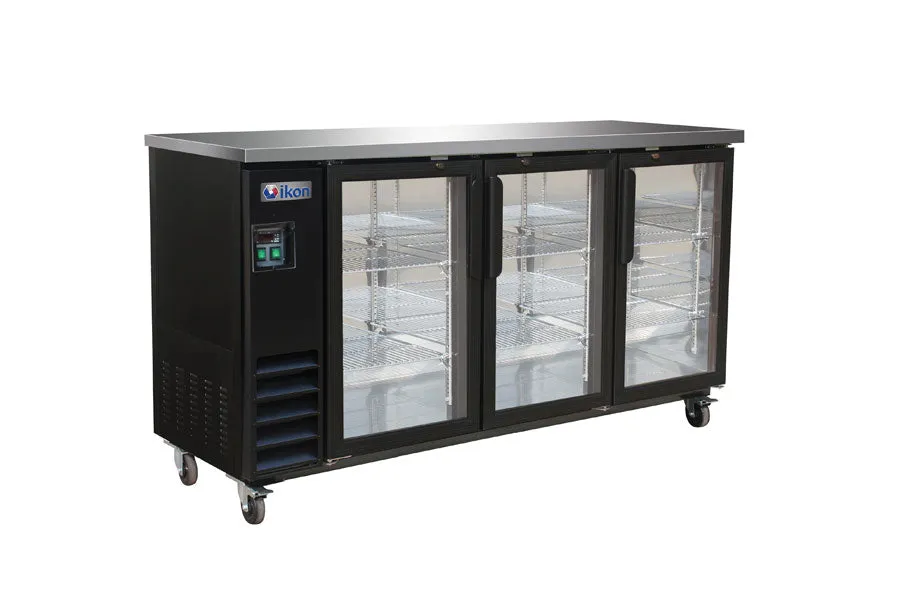 IKON - IBB-73-3G-24, 73" Triple Door Back Bar Swing Door