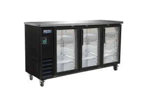 IKON - IBB-73-3G-24, 73" Triple Door Back Bar Swing Door