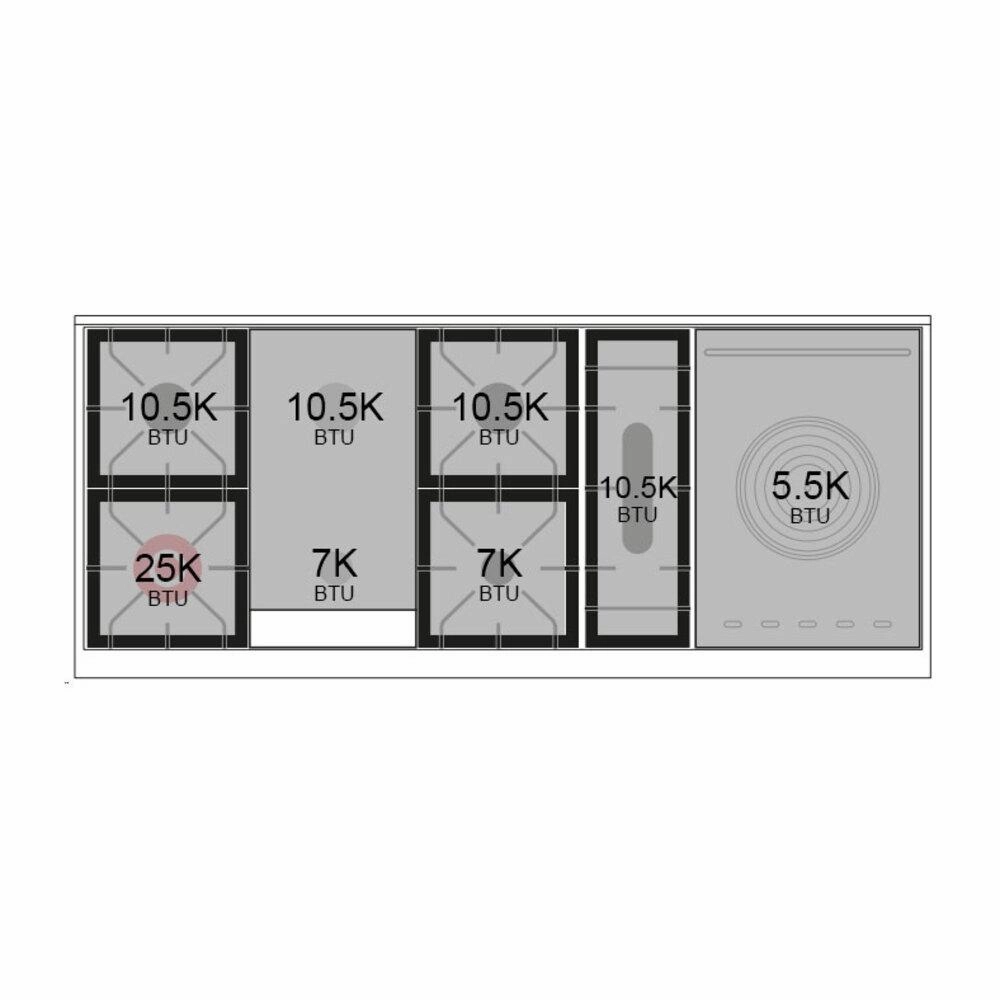 Ilve UN60FSNMPEGPLP Ilve Un60Fsnmpegplp Nostalgie Ii Noblesse 60" Dual Fuel Range (7 Sealed Burners   Griddle   French Top, Liquid Propane, Triple Glass Door, Emerald Green, Copper)