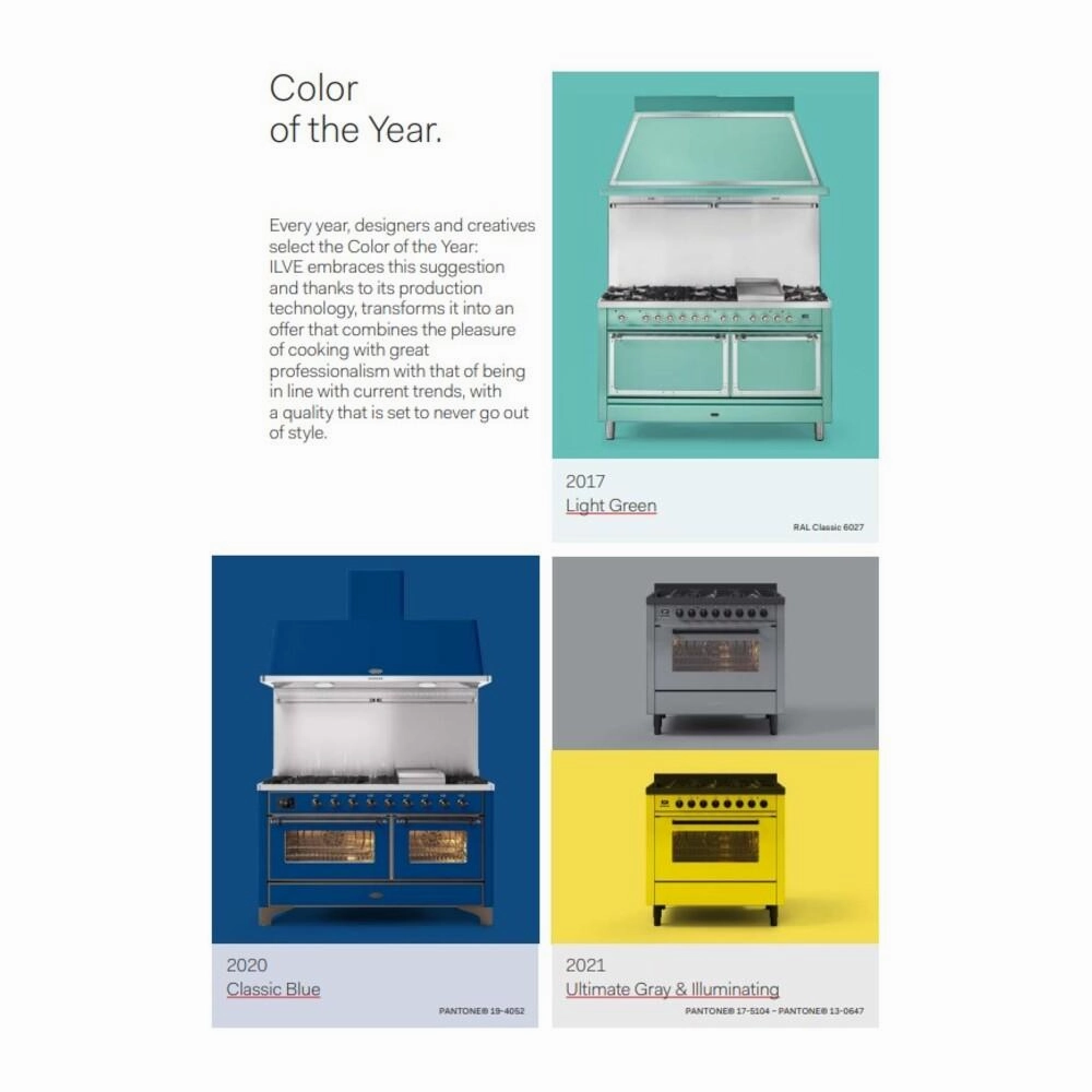 Ilve UN60FSQNMPRAB Ilve Un60Fsqnmprab Nostalgie Ii Noblesse 60" Dual Fuel Range (7 Sealed Burners   Griddle   French Top, Natural Gas, Solid Door, Ral, Burnished)