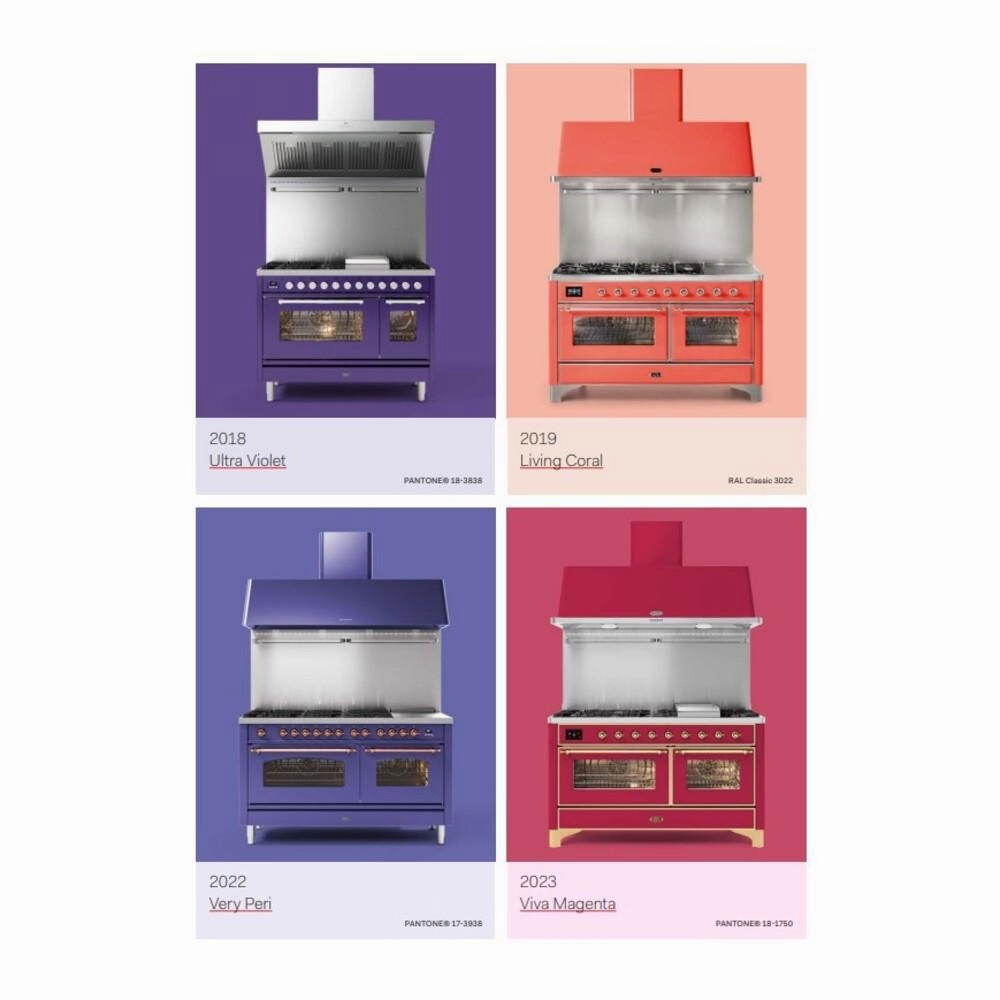 Ilve UN60FSQNMPRABLP Ilve Un60Fsqnmprablp Nostalgie Ii Noblesse 60" Dual Fuel Range (7 Sealed Burners   Griddle   French Top, Liquid Propane, Solid Door, Ral, Burnished)
